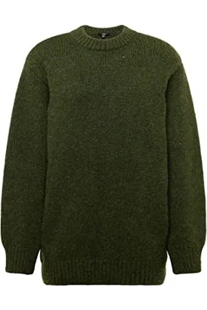 Mavi Męski sweter Crew Neck Sweter Pulower Kombu, zielony, XL, , XL