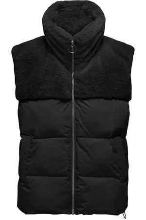 ONLY Onlwanja Fur Puffer Mix Waistcoat Cc OTW kamizelka buforowa damska, , L