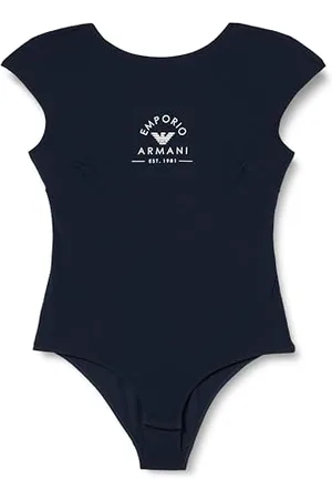 Emporio Armani Damskie kultowe rozciągliwe bawełniane majtki z logo, , XL