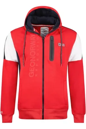 Geographical Norway Fagozip Męska bluza z kapturem, , M