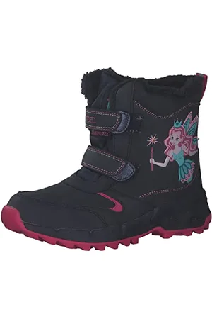 Kappa Feya Tex K, Buty śnieżne Unisex-dla dzieci i chłopców, Granatowy różowy, 34 EU