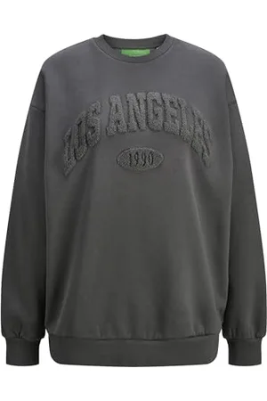 JACK & JONES Jack&Jones JXLIVA Loose LS Print Crew SWT, , L