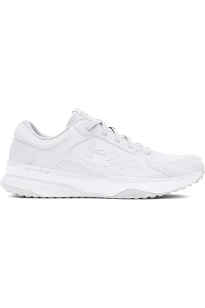 Under Armour Męskie sneakersy UA Edge LTHR Cross Trainer, białe/białe (Halo Gray), rozmiar 40 EU, Biały/biały/szary aureola, 6