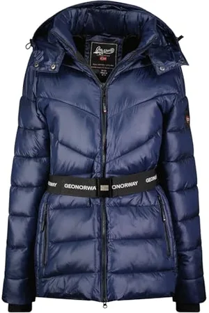 Geographical Norway Elenor Lady Damska kurtka wiatrówka outdoorowa - Damska kurtka z długim rękawem - Płaszcz przeciwdeszczowy na wędrówki, wiosna, lato, jesień, zima ( M), , M
