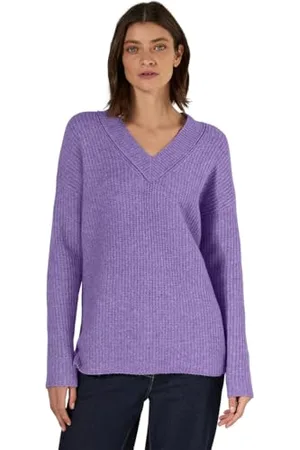 CECIL Cosy Long V-Neck, , S