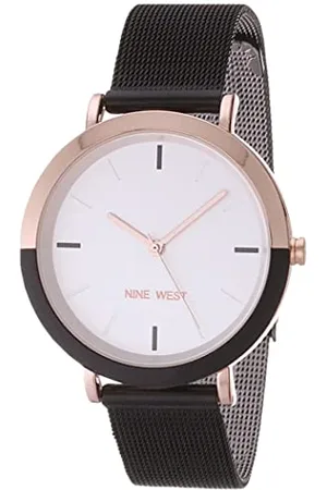 Nine West Damski zegarek na bransoletce z siatki, NW/2515
