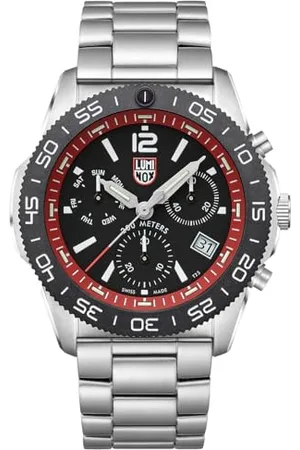 Luminox Męski analogowy zegarek kwarcowy z bransoletką ze stali nierdzewnej XS.3155.M, , Nowoczesny