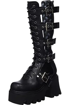 Lamoda Czerwone buty Apple Chunky Platform Calf Boots, EU 37, , 37 EU