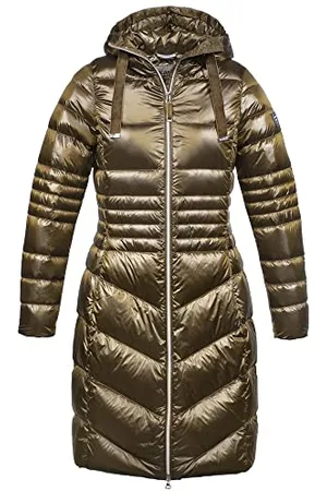 Dolomite Damskie WS CORVARA satynowa parka, karmelowy brąz, XL
