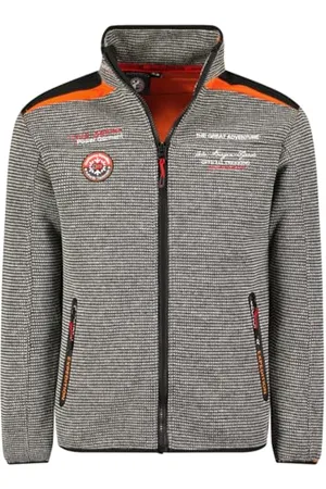 Geographical Norway Thibault Męski gruby polar ciepły zamek błyskawiczny - Kurtka męska ciepła zimowa miękka bluza z podszewką z długim rękawem - idealna na jesień i zimę ( L), , L