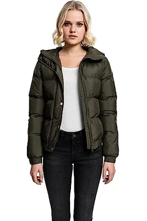 Urban classics Damska kurtka puchowa z kapturem, , XS