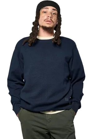 Kaporal 5 Sweter męski, regularny krój, długi rękaw, okrągły dekolt, model bily, kolor , rozmiar S, , S