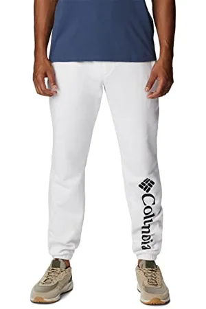 Columbia Męskie spodnie dresowe Trek Jogger, białe/pionowe logo, rozmiar L, , L