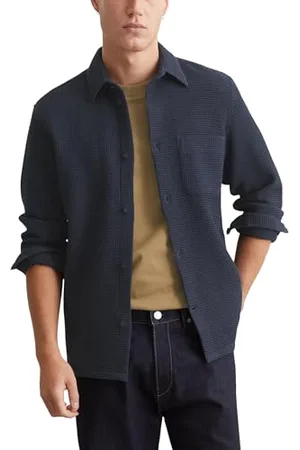 Marc O’ Polo Marc OPolo Denim męska koszula z bawełny organicznej o strukturze waflowej, , S