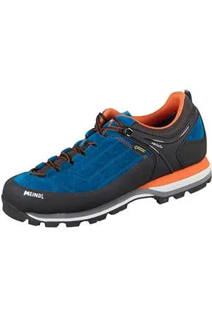Meindl Literock GTX Męskie buty trekkingowe niebieskie/pomarańczowe - 7,5/41,5, , 41.5 EU
