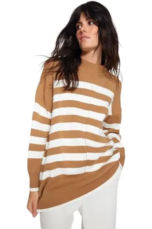 Trendyol Sweter - brązowy - Regularny krój, , S, , S