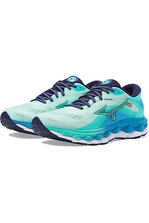 Mizuno Damskie buty do biegania Wave Sky 7, ścięte szkło białe, rozmiar 37 EU, , 37 eu