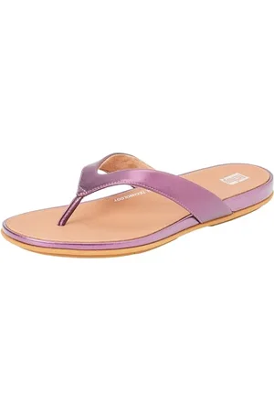 FitFlop Damskie sandały Gracie z metalicznej skóry, , 40 EU