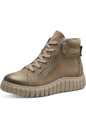 Tamaris Damskie buty sznurowane Comfort z podszewką Duo-Tex i Extra Grip, modne kozaki, , 37 EU, , 37 EU