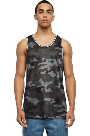 Urban classics Męski top Camo Mesh Tank Top, dostępny w wielu różnych kolorach, rozmiary od S do 5XL, , L