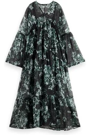 Scotch&Soda Sukienka Maxi Printed Fil Coupe, , 38