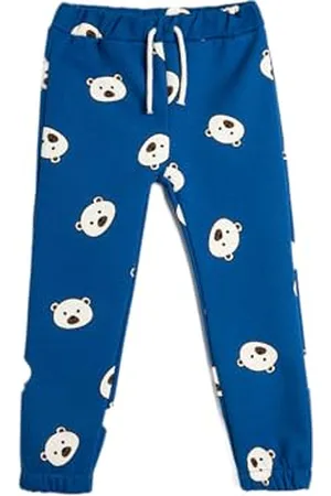 Koton Babyboys Jogger Teddy Bear Printed Drawstring spodnie dresowe, , 9-12 Miesi?cy