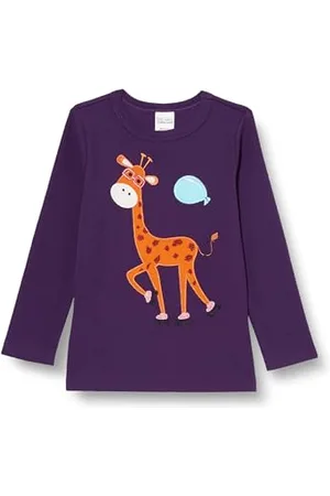 Green Cotton Dziewczęca Hello Giraffe L/S T Bluza, , 110 EU, , 110