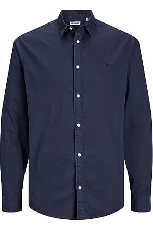 JACK & JONES Męskie spodnie jeansowe Jjepaulos Shirt Ls Sn, , XXL