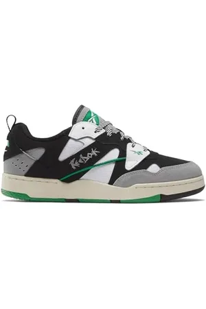 Reebok Unisex Bb 4000 Ii 96 Buty do koszykówki, Czarny biały Glengreen, 44.5 EU