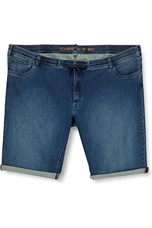 JP 1880 Odzież męska Big & Tall Plus Size L-8XL Denim Bermudy Knit Cotton Stretch Shorts 708366, , 58