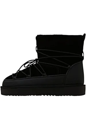 ESPRIT Przytulne damskie sztyblety, 001/BLACK, 36 EU, , 36 EU
