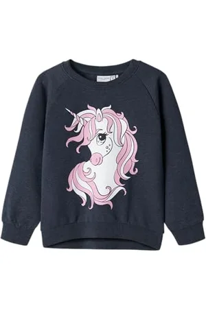NAME IT Bluza dziewczęca Nmfveda Ls Sweat Unb, , 92