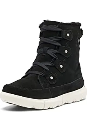 sorel Damskie buty Explorer Joan Wp Fashion Boot, Czarny płowy, 41.5 EU