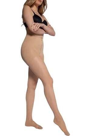 Ulla Popken Strumpfhose, rajstopy kształtujące sylwetkę, 20_DEN damskie, Przezroczysty (barwiony 26), 54