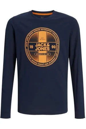 JACK&JONES JUNIOR Chłopięca koszulka z długim rękawem Jjrio Tee Ls Crew Neck Mni, , 98