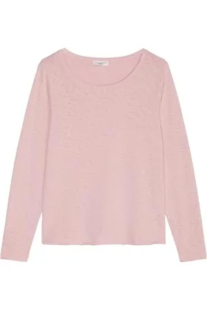 Marc O’ Polo Marc OPolo Denim damska koszulka z długim rękawem z bawełny organicznej z okrągłym dekoltem, , XS