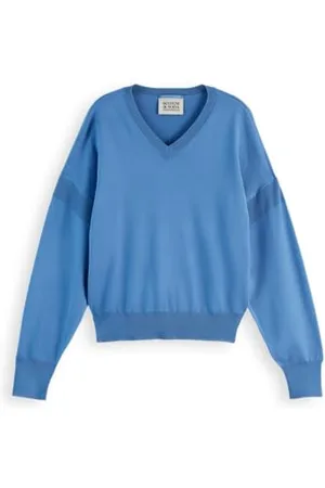 Scotch&Soda Damski sweter z dekoltem w serek, , L