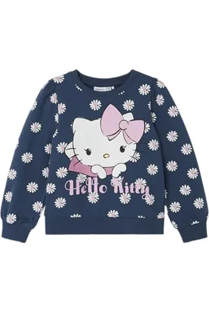 NAME IT Bluza dziewczęca Nmfanna Hellokitty Sweat Bru Vde, , 98