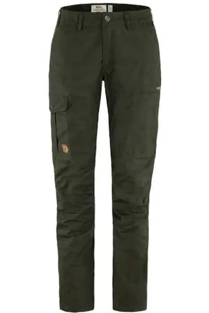Fjällräven Damskie spodnie Karla Pro Trousers Curved W, ciemnozielony leśny, 48, , 48