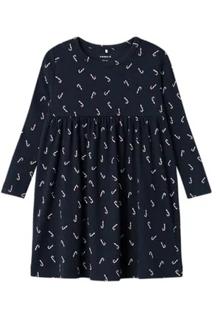 NAME IT Dziewczęca sukienka Nmfdab Ls Dress, , 104