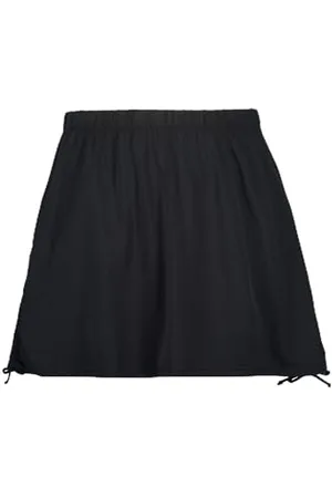 Ulla Popken Damskie duże rozmiary plus size spódnica kąpielowa, boczne marszczenie, gumowy ściągacz 44 791260130-44, , 44