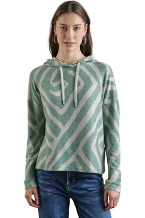 Street one Wzorzysta bluza z kapturem, , 44