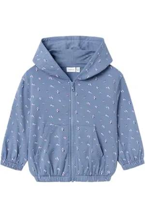 NAME IT Bluza dziewczęca Nmfohana Rxl Sweat Card Bru, , 92