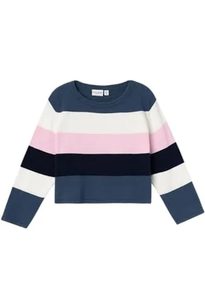 NAME IT Dziewczęcy sweter z dzianiny Nmfvajsas Ls Short Knit, , 92