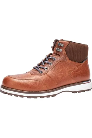 Tommy Hilfiger Męskie korporacyjne ciepłe buty outdoorowe LTH (FM0FM05148), brązowe (zimowy koniak), 39 EU, , 40 EU