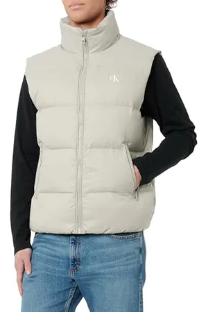 Calvin Klein Męska kamizelka puchowa Essential J30J325901, szara, M, , M