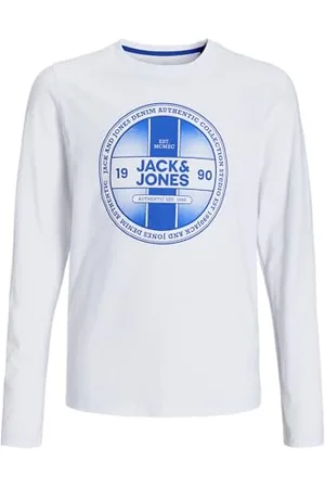 JACK&JONES JUNIOR Chłopięca koszulka z długim rękawem Jjrio Tee Ls Crew Neck Mni, , 98