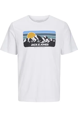 JACK&JONES JUNIOR Jjpeak Tee Ss Crew Neck Jnr T-shirt dla chłopców, , 128