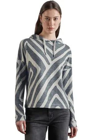 Street one Wzorzysta bluza z kapturem, , 44