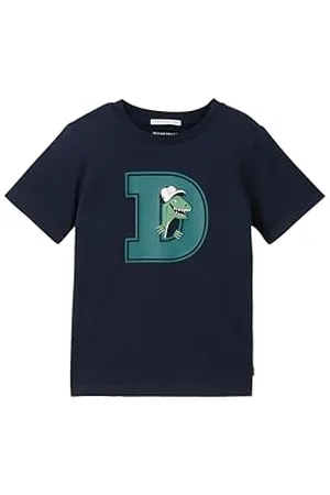 TOM TAILOR T-shirt dla chłopców i dzieci z nadrukiem, , 116-122